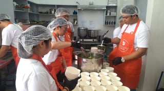 Solaire Cares serves free meals to village kids