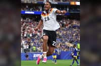 FELIX Nmecha celebrates after scoring the first goal that set the tone for Germany’s 7-1 crushing of Curacao in the preliminaries of the FIFA World Cup on Sunday.