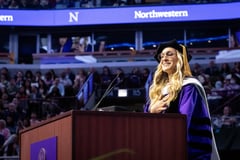 Sarah Jessica Parker delivers motivational speech at Northwestern University