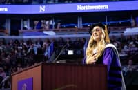 Sarah Jessica Parker delivers motivational speech at Northwestern University