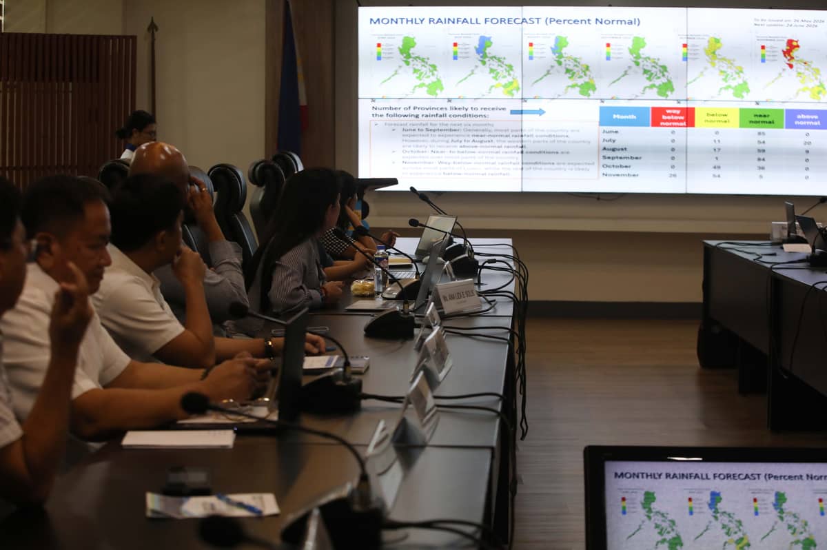 (June 15 2026) PAGASA officials hold a press conference in line with the observance of Typhoon and Flood Awareness Week (TFAW), held at the Amihan Conference Room of the PAGASA Science Garden Compound in Quezon City on Monday, June 15, 2026, as they give developments of the El Nino phenomenon which started last month and will persist until 2027. Photo/Analy Labor
