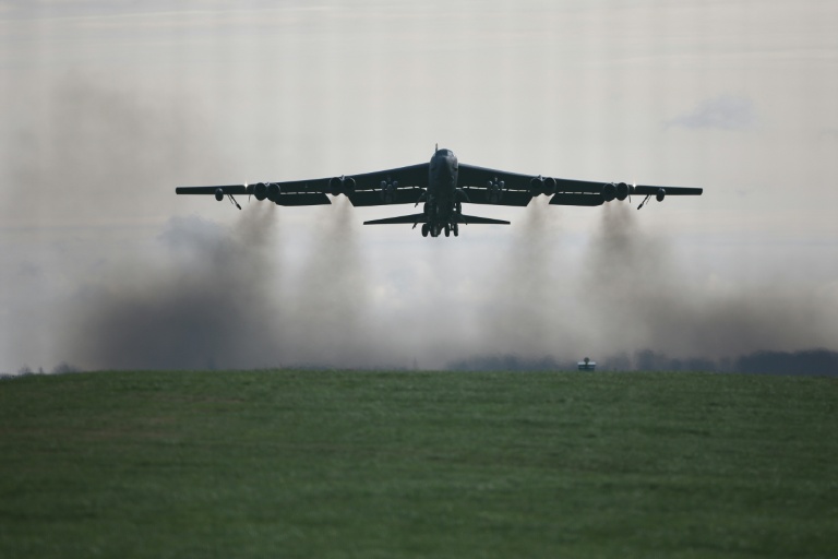 US B-52 bomber crashes in California: Air Force base