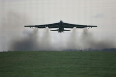 US B-52 bomber crashes in California: Air Force base