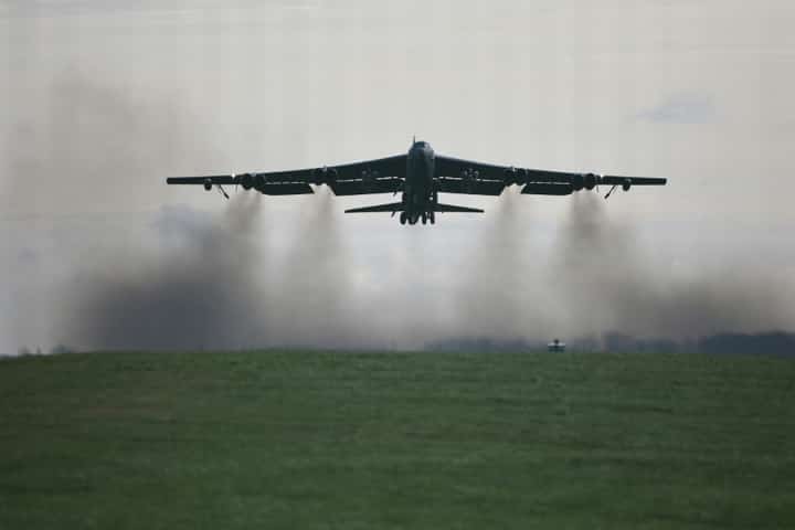 US B-52 bomber crashes in California: Air Force base