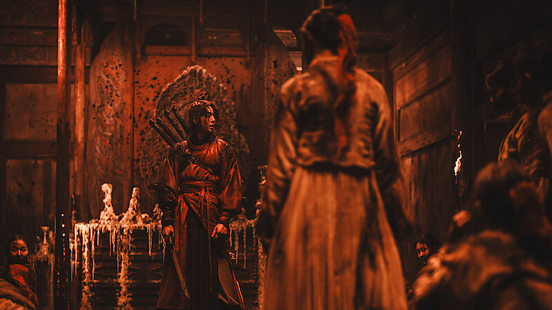 A SCENE from 'East Palace.'