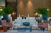 MAIN lobby of Brittany Hotel in Villar City.