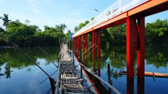 Agno completes temporary footbridge to restore vital river crossing