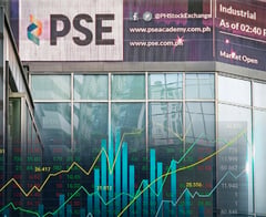 PSEi eases, peso extends gains