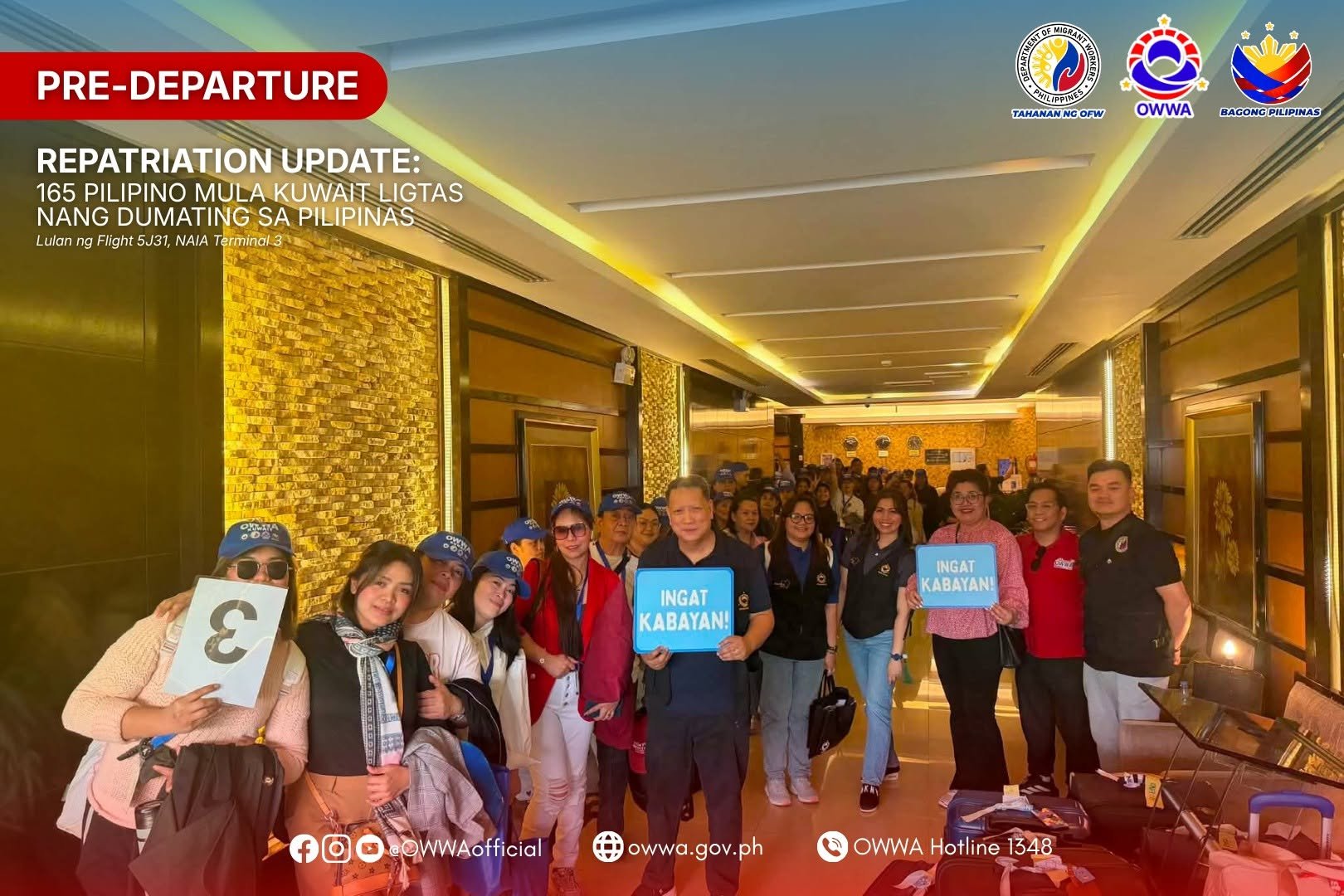 165 OFWs from Kuwait return home amid Middle East crisis