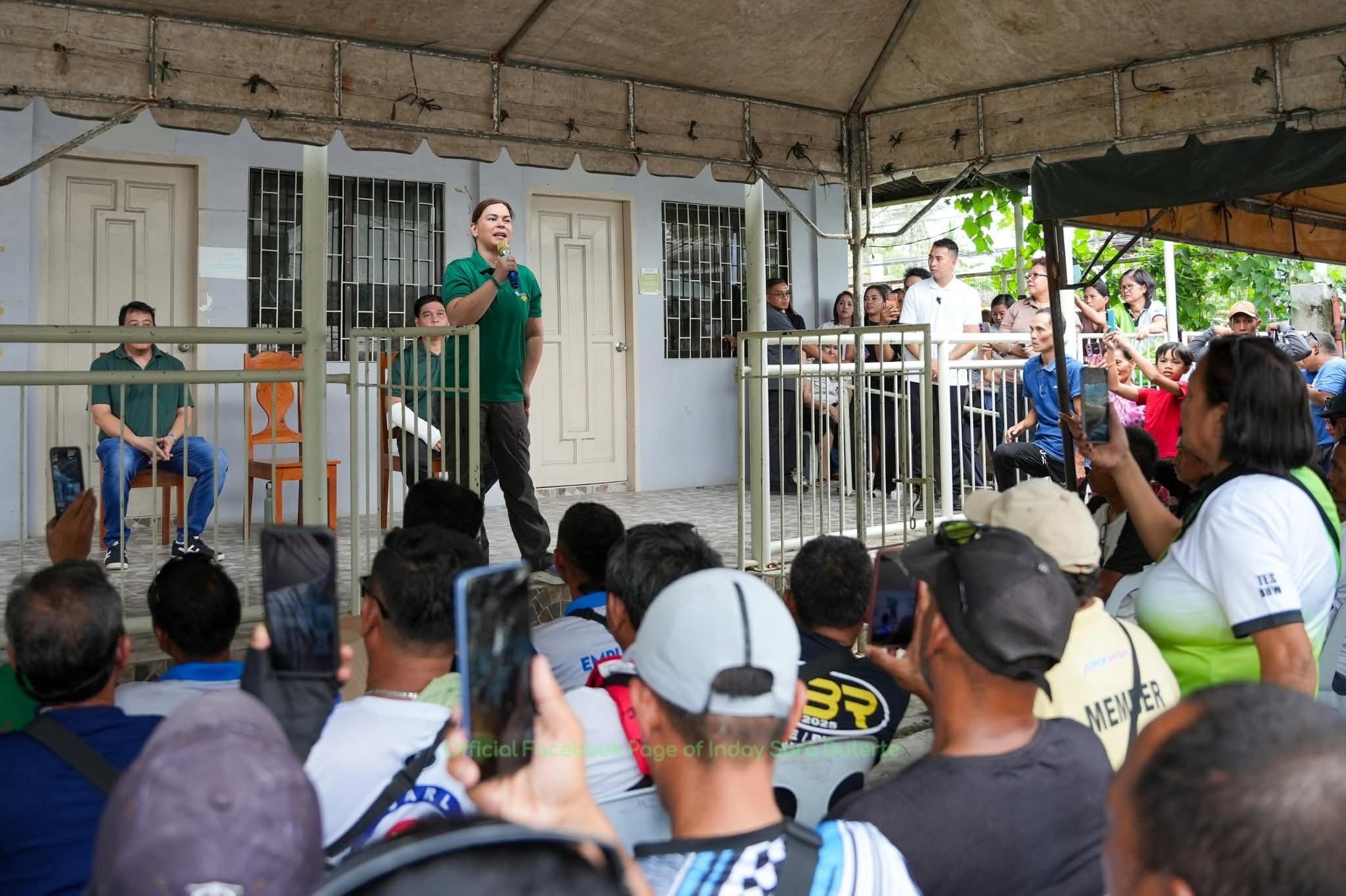 OVP aids Baybay tricycle drivers with food boxes