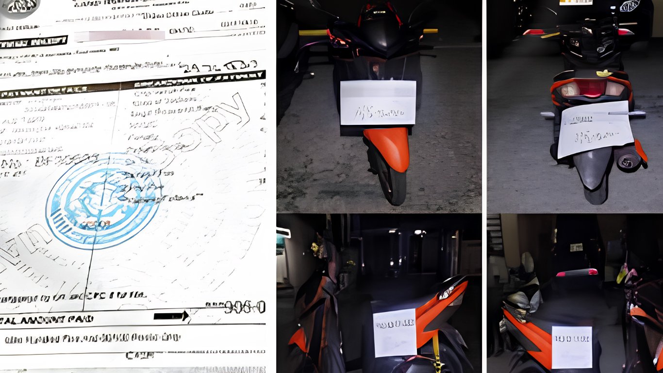 Moto thief nabbed