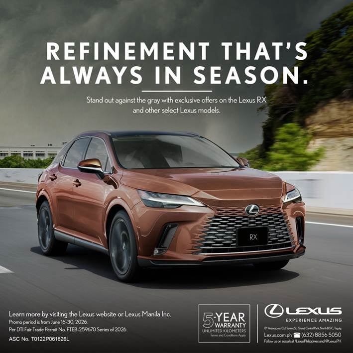 Lexus rolls out exclusive June offers on RX lineup