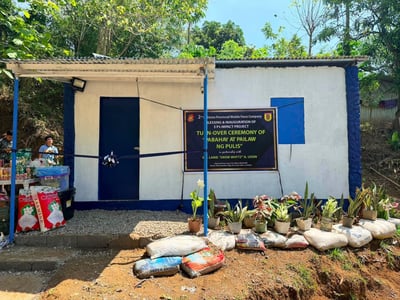 Blind father receives new home through police-led community project in La Union