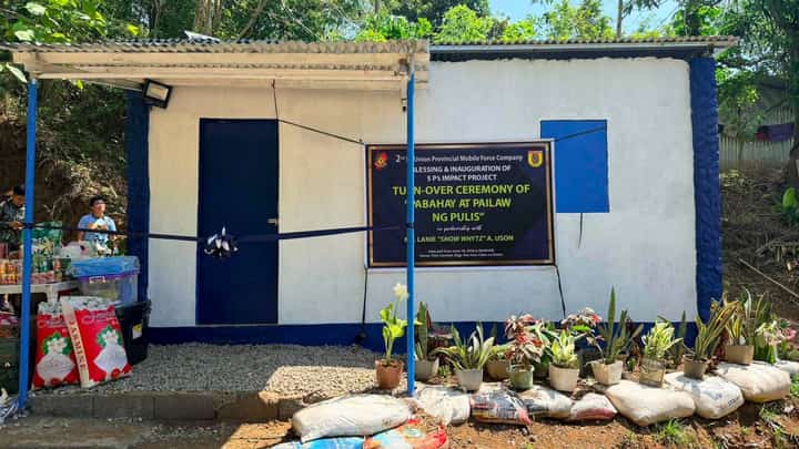 Blind father receives new home through police-led community project in La Union