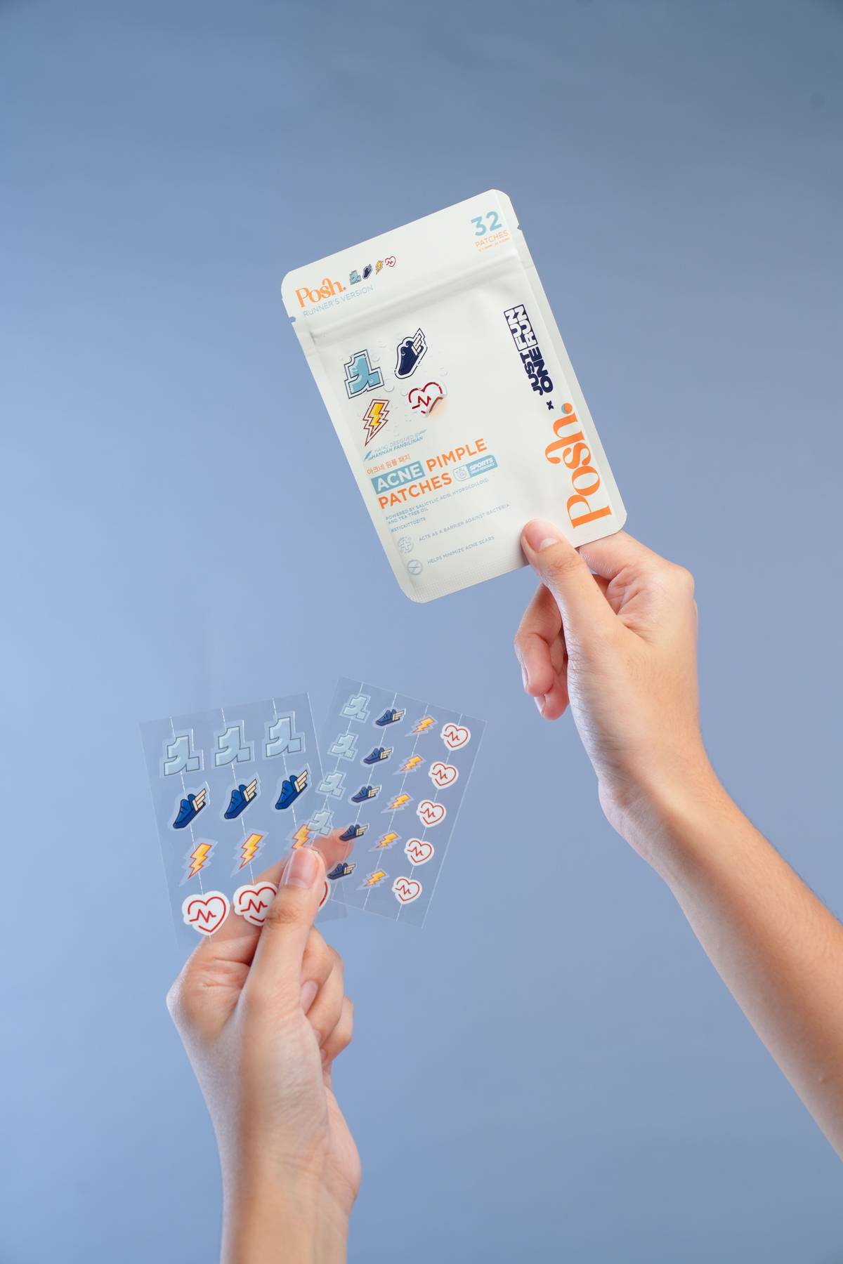 RUNNER'S-edition pimple patch collection.