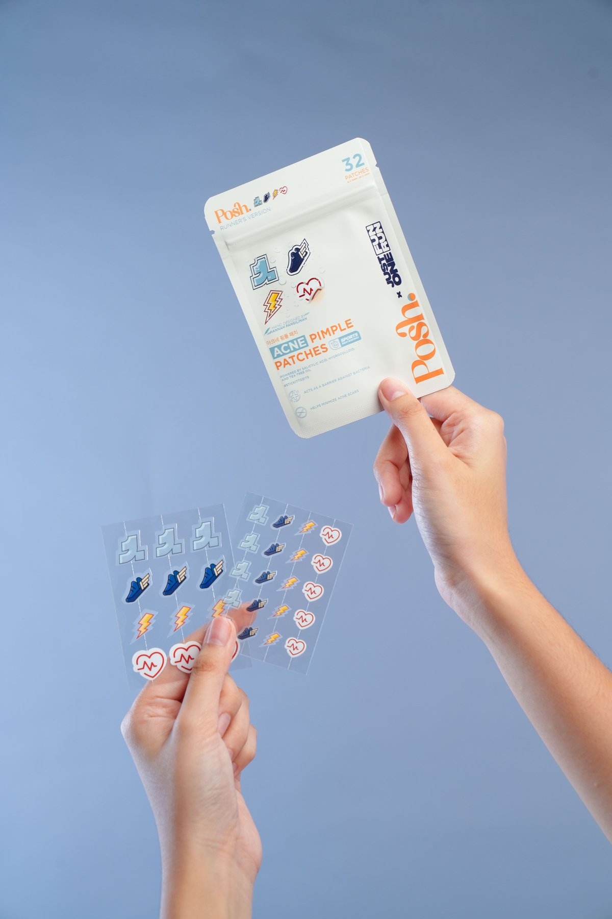 RUNNER'S-edition pimple patch collection.