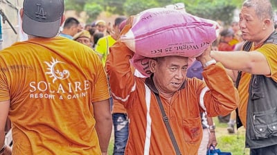 ICTSI, Bloomberry aid quake-hit families