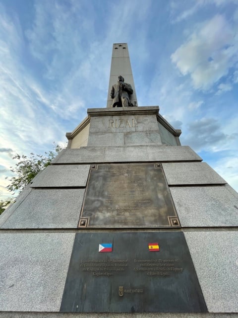 RIZAL’s monument along Avenida de Filipinas in Madrid.