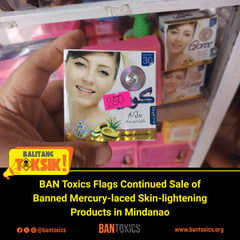 Toxic watchdog finds banned skin-lightening products in Mindanao