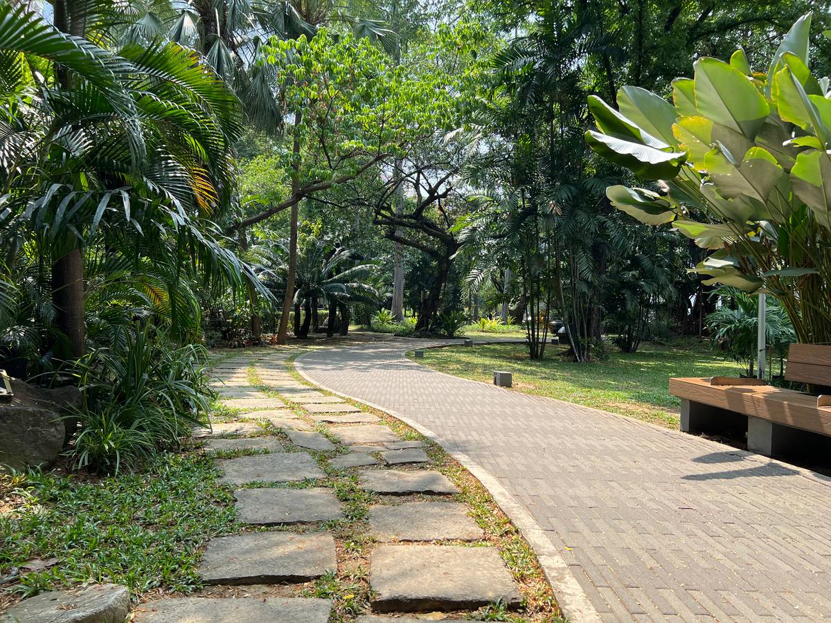 Washington SyCip Park pathway