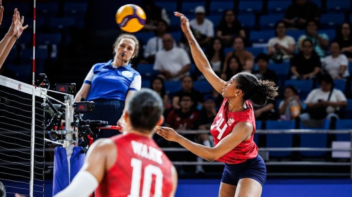 U.S. spikers too much for Italians