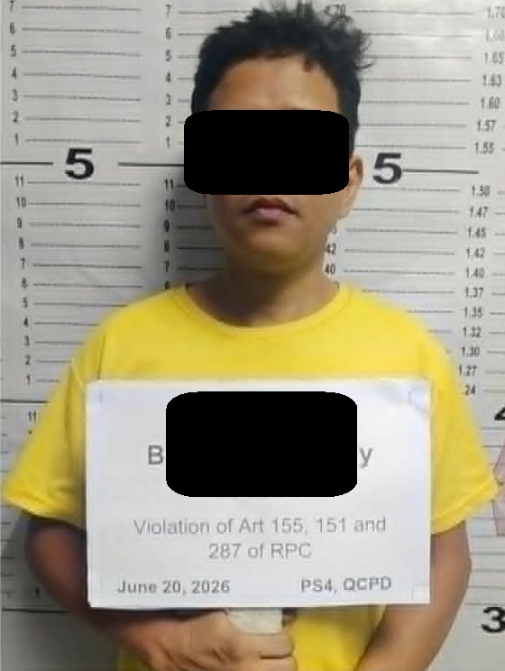 Drunk man nabbed after harassment incidents in QC