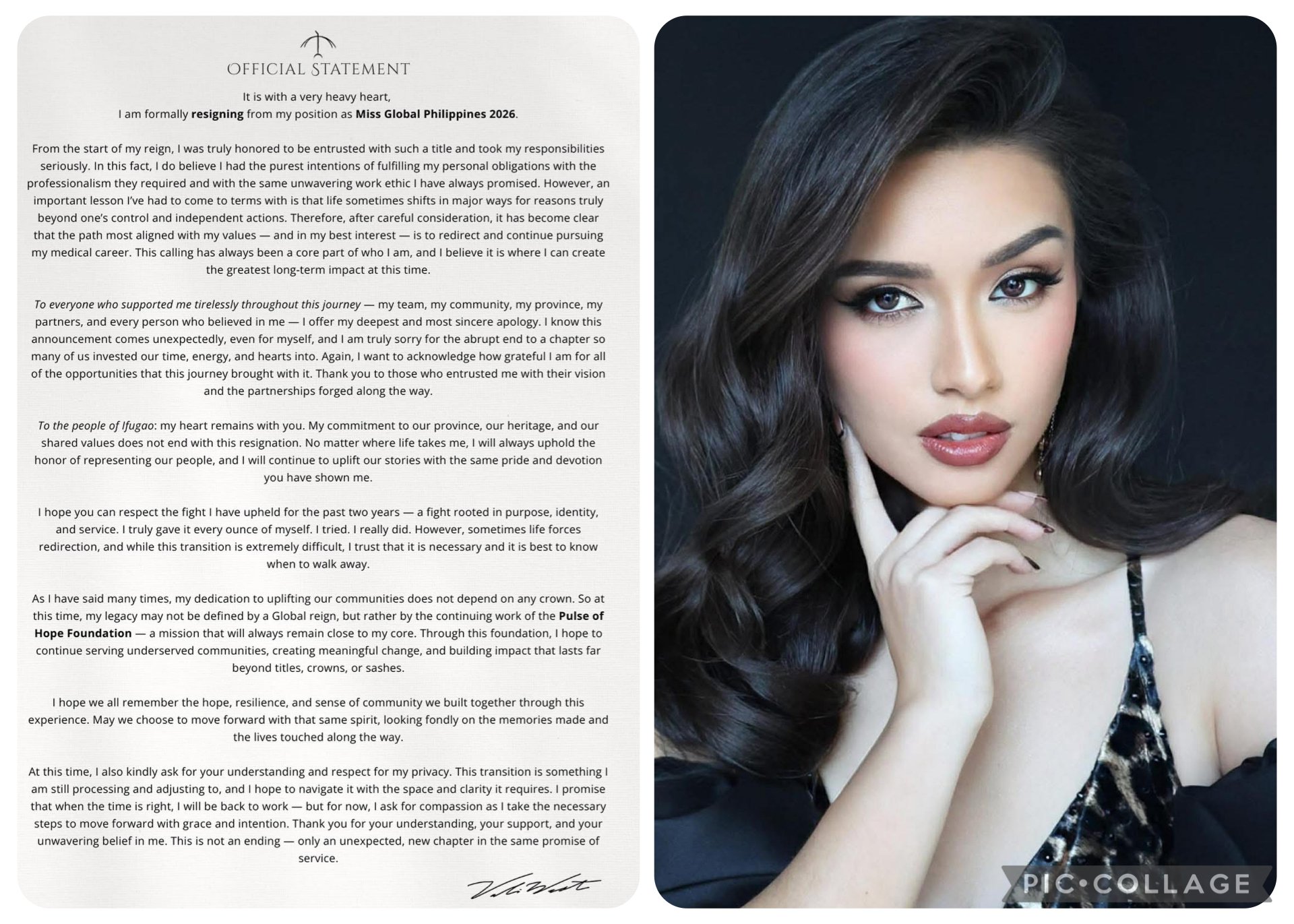 Valerie Pawid West resigns as Miss Global Philippines 2026