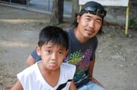 JESSIE Orcullo and his son, DAILY TRIBUNE reporter Jerod Orcullo, many years back.