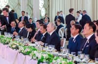 RUSSIAN President Vladimir Putin (sixth from left) and President Ferdinand Marcos Jr. (seventh from left) co-chair the Association of Southeast Asian Nations-Russia Commemorative Summit in Kazan, which brought together regional leaders to discuss enhanced economic and energy cooperation.