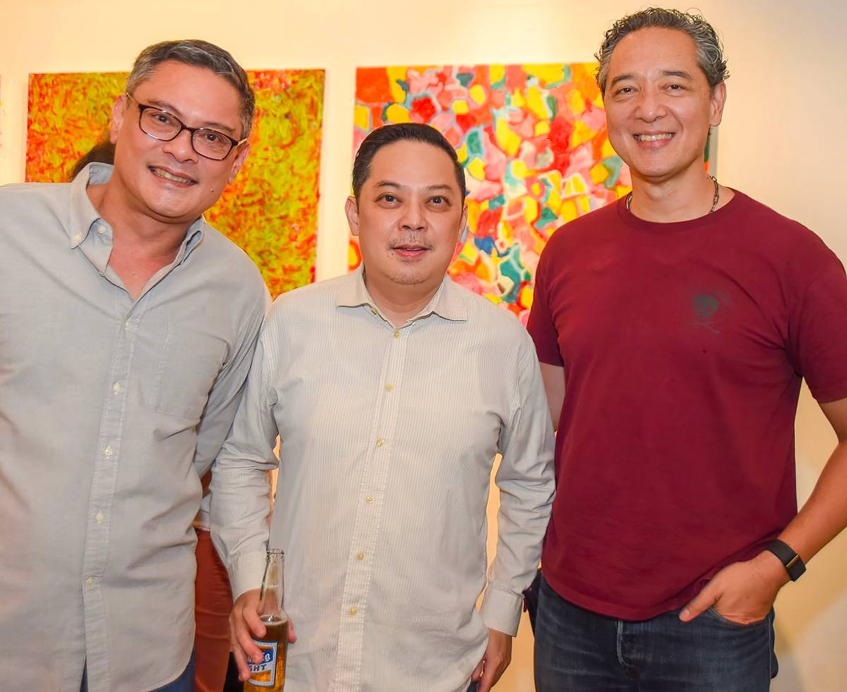 MANDY Eduque, Cocoy Puyat and Leon Araneta.