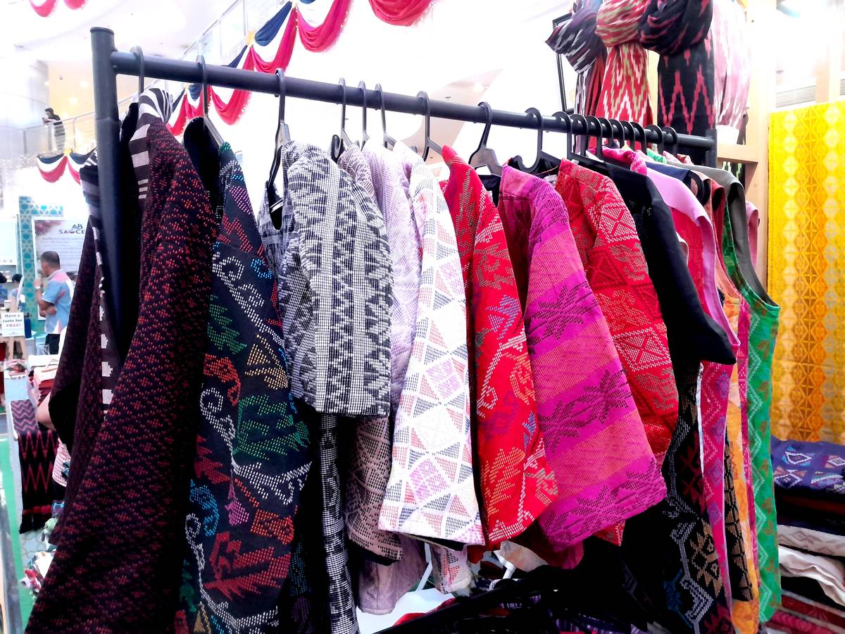 COLORFUL garments from Mindanao in traditional Filipino handwoven textiles.