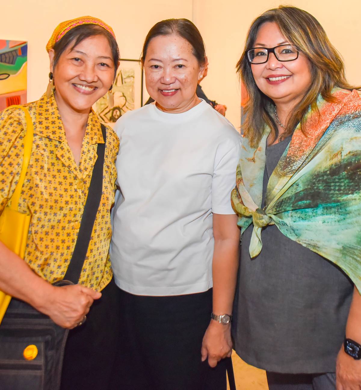 MARITA de Leon, Amelita Intalan and Maribel Villarmia.