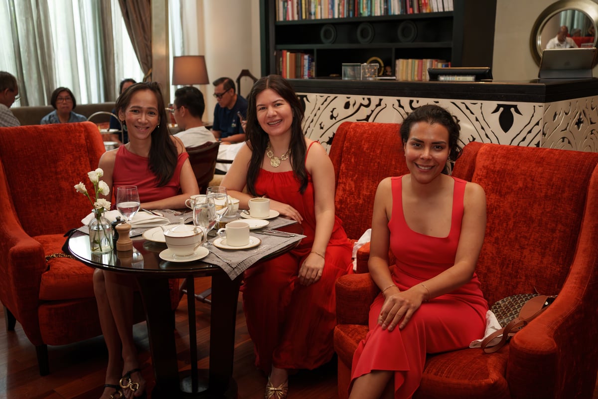 MELS Timan, Claudia Santander and Sylvia Ernest.