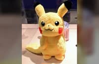 PIKACHU plush toy.