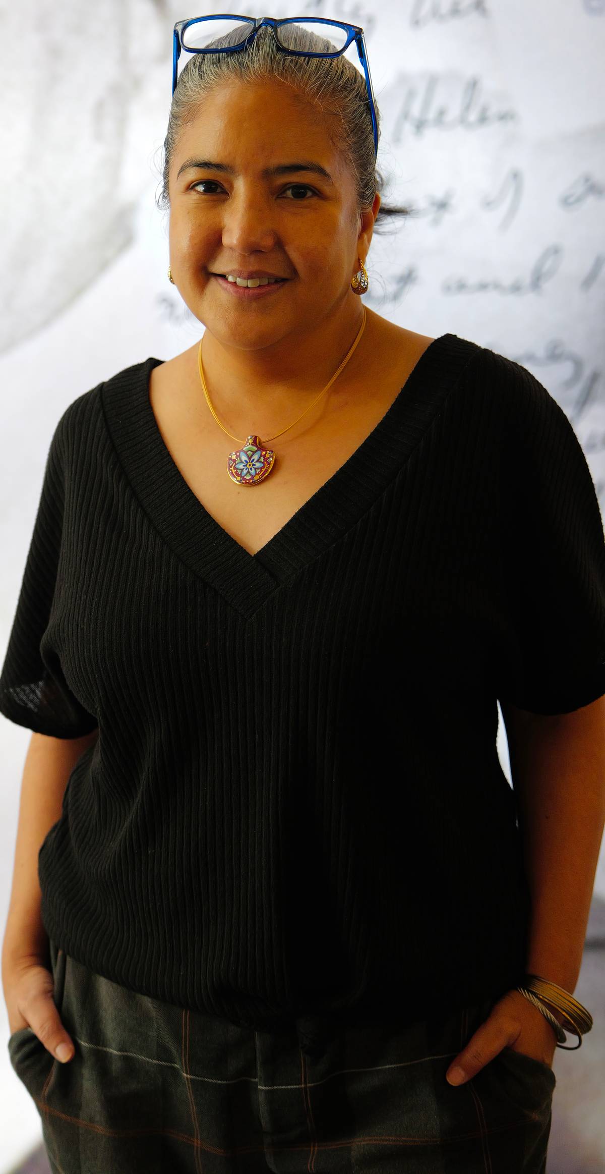 ‘PASTS Revisited’ exhibit curator Ninel Constantino.