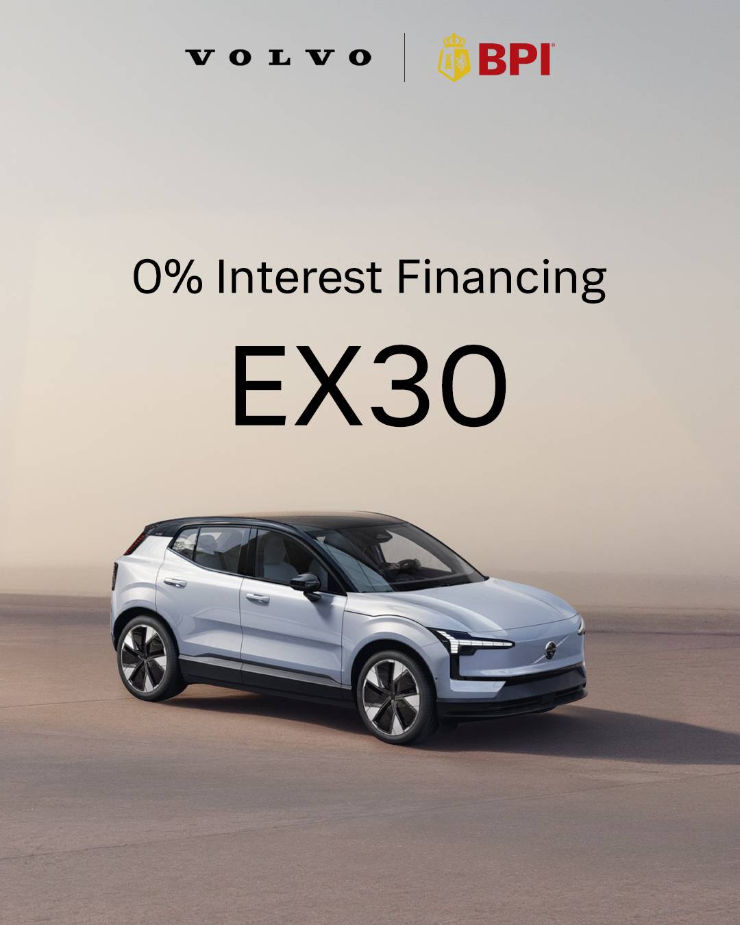 ELECTRIC Volvo EX30 joins the Father’s Day offer with 0 percent interest financing through BPI.