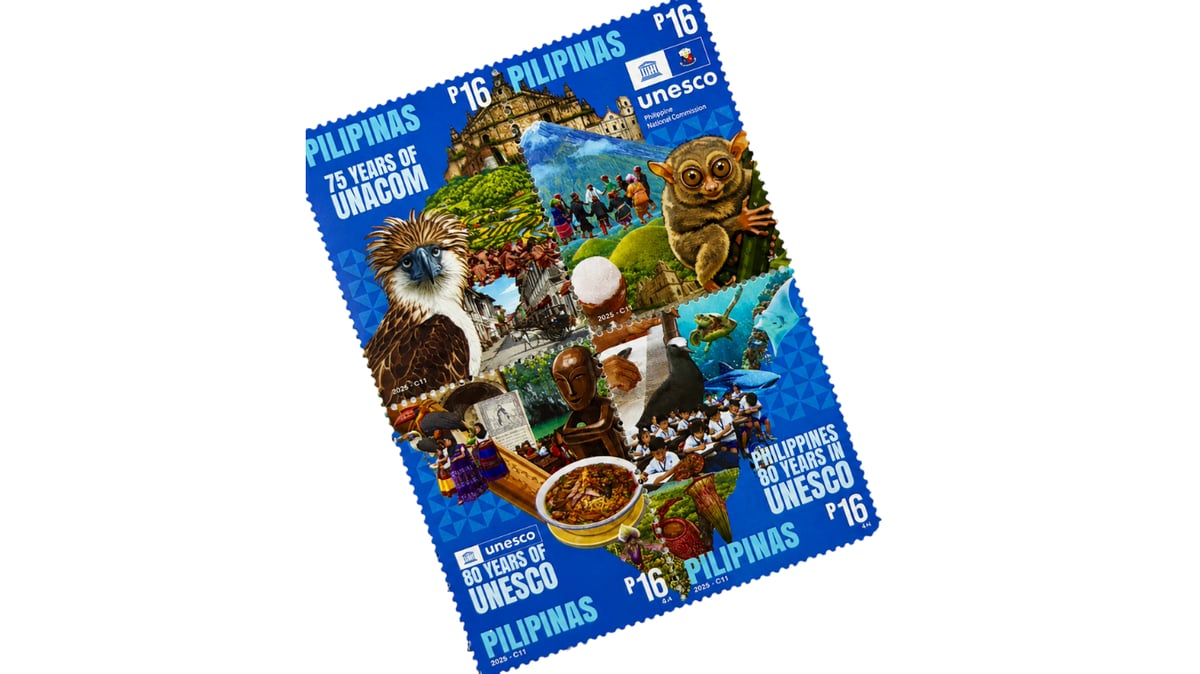 THE commemorative stamps celebrating the 75th founding anniversary of UNACOM.
