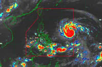 Typhoon ‘Francisco’ seen