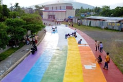 Tabaco City makes strides on the rainbow