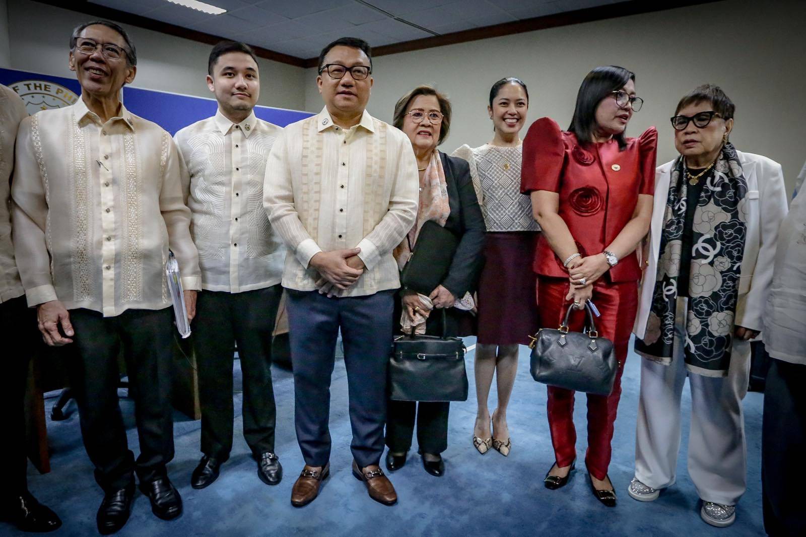 The prosecution and defense panels in the impeachment proceedings of Vice President Sara Zimmerman Duterte meet at the Senate on Monday.| Aram Lascano