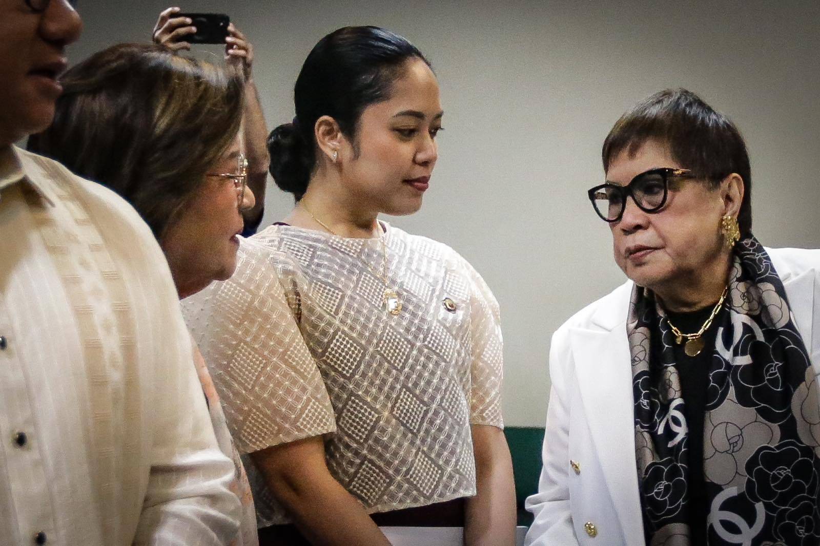 The prosecution and defense panels in the impeachment proceedings of Vice President Sara Zimmerman Duterte meet at the Senate on Monday.| Aram Lascano
