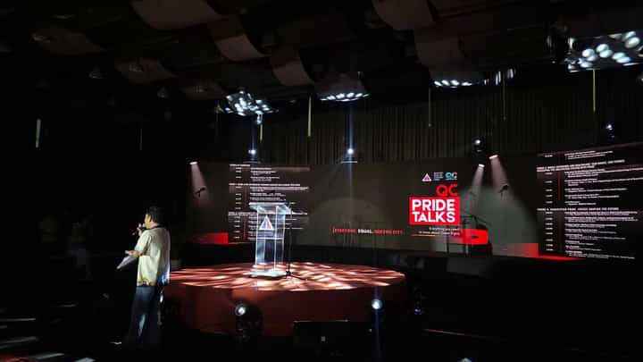 Quezon City launched its the first ever QC Pride Talk with the theme "Everything You Need to Know About Queer Rights" at the MICE Center, Monday, 22 June. The TED Talk-style forum featured inspiring stories, experiences, and discussions from the LGBTQIA+ community. (PHOTO FROM of QC Mayor Joy Belmonte)