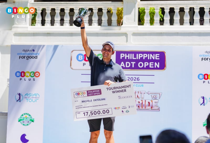 Italy's Ortolani captures maiden title at BingoPlus Philippine ADT Open