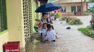 Flashflood swamps school, exposes P34-M project delay