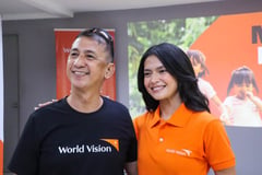 Bianca Umali renews ties with evangelical Christian aid group