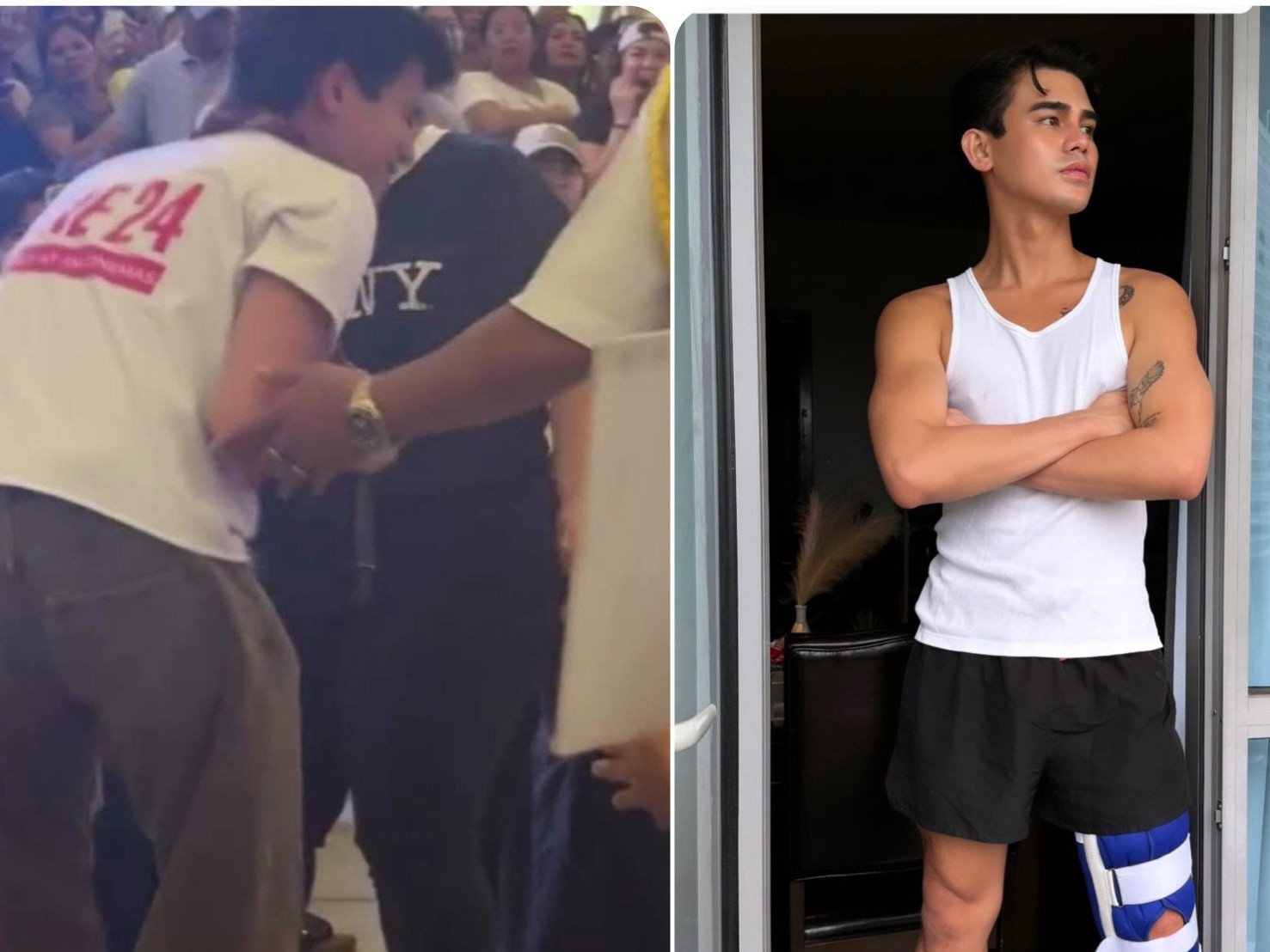 Iñigo Pascual powers through injury during live performance
