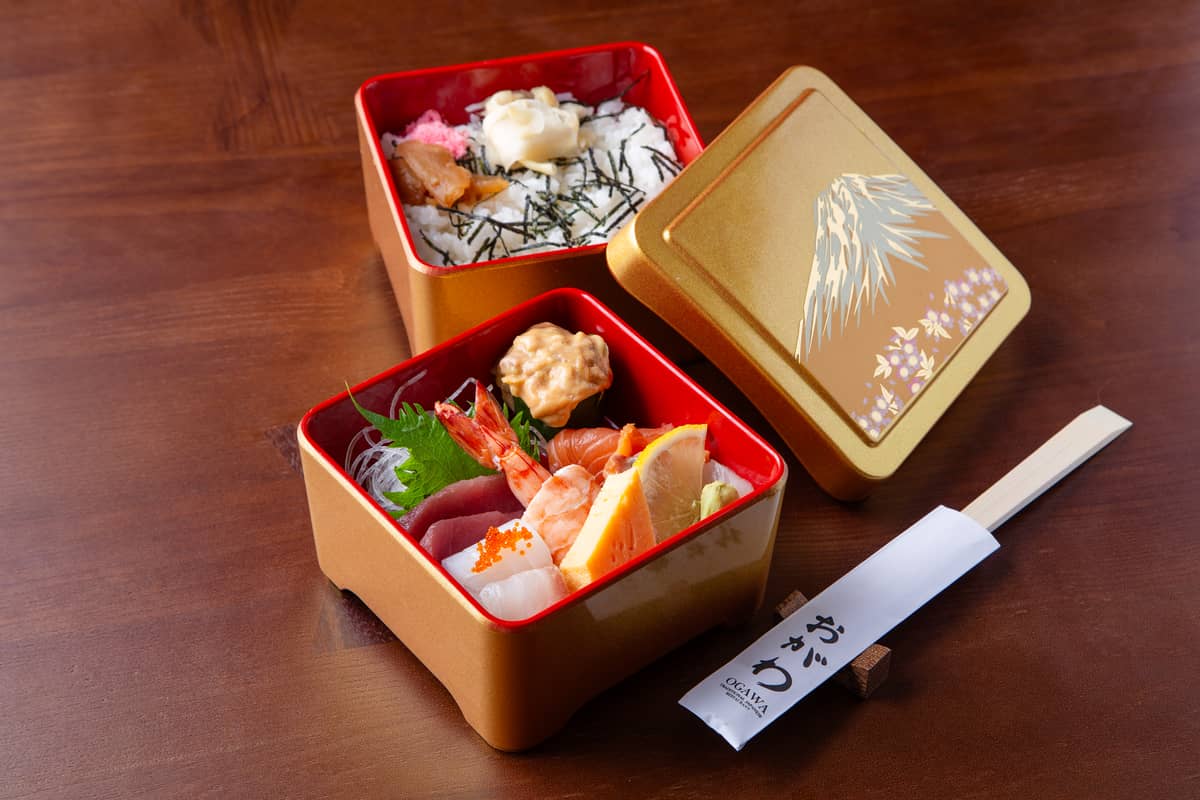 KAISEN Chirashi Sushi Zen Bento.