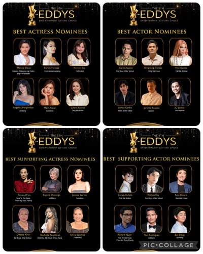 Dingdong, Vice, Maris, Charo lead 9th Eddys acting nominees