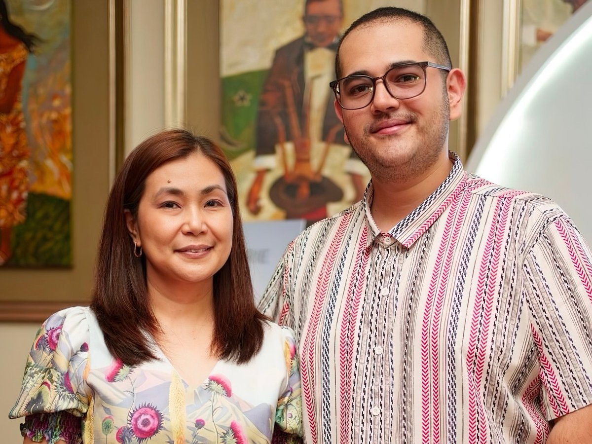 DIRECTOR of Marketing Communications Ronie Marie Reyes and Omar Rahmouni, assistant director of Sales of Raffles.