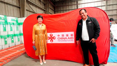 China donates relief supplies for Mindanao quake-hit victims